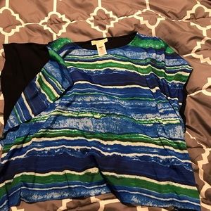 Blue and green Michael Kors tunic